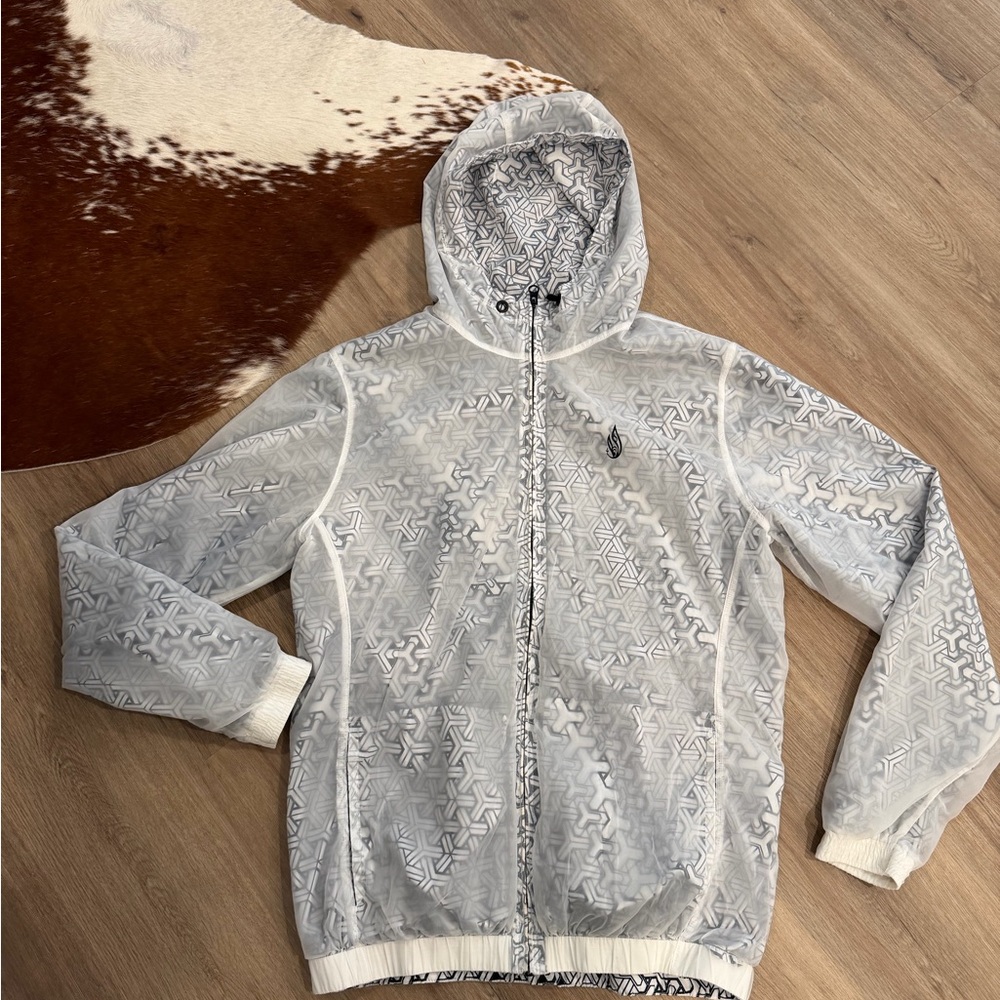 Threyda Translucent Windbreaker Jacket - image 1